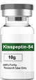 Kisspeptins (including kisspeptin-54 (KP-54), formerly known as metastin) are proteins encoded by the KISS1 gene in humans. Kisspeptins are ligands of the G-protein coupled receptor, GPR54.